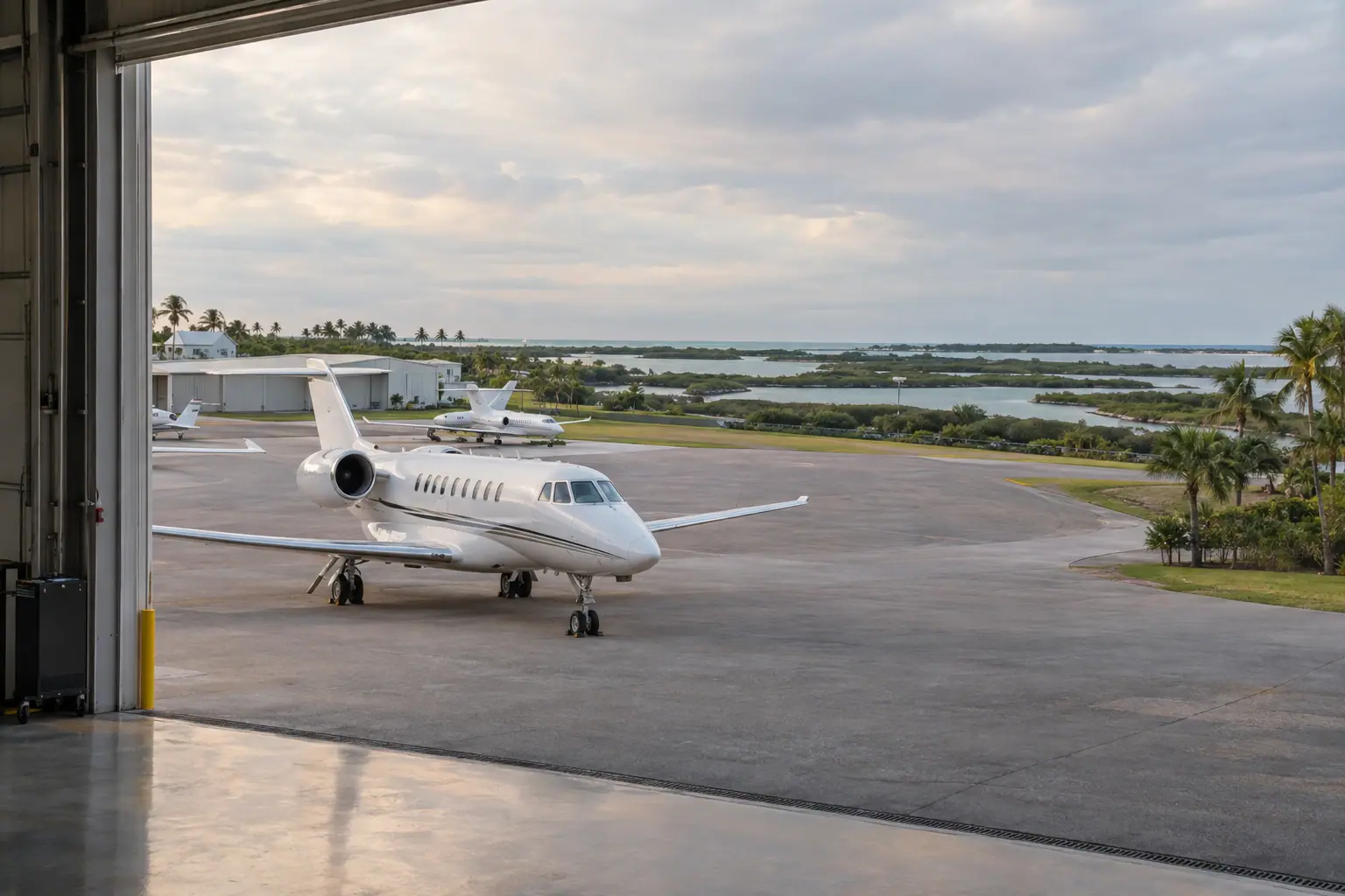 Private jets at Miami-Opa Locka Executive Airport
